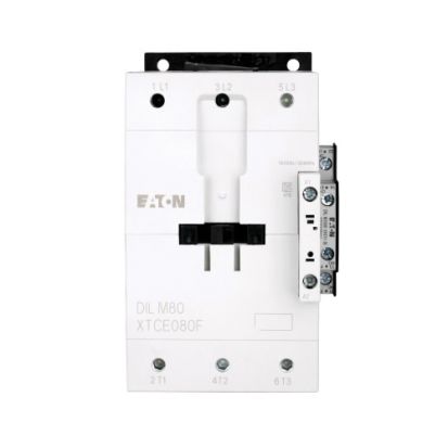 EATON Cutler-Hammer Series XTCE080FS1A F-Frame Full Voltage Non-Reversing IEC Contactor, 110 VAC at 50 Hz, 120 VAC at 60 Hz V Coil, 80 A, 1NO-1NC Contact, 3 Poles