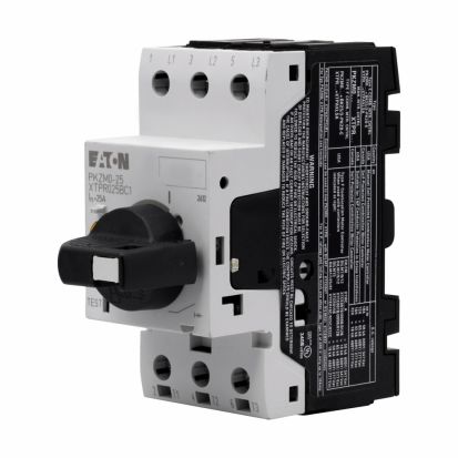 Eaton XTPR6P3BC1 B-Frame Manual Motor Protector, Rotary/On/Off Action, 3 Poles, NEMA 1/2/IP20 Enclosure