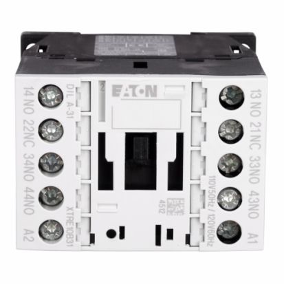 EATON Cutler-Hammer Series XTRE10B31TD Control Relay, 10 A, 3NO-1NC Contact Form, 24 VDC Coil