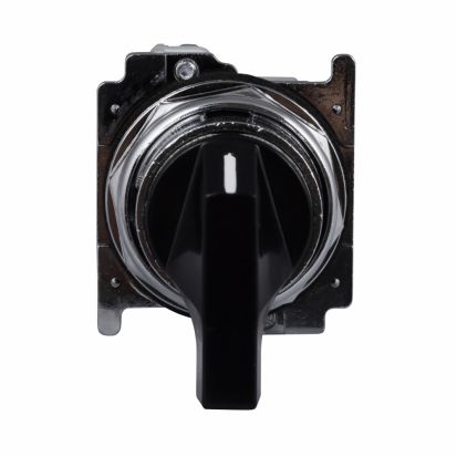 EATON Cutler-Hammer Series 10250T21LB 10250T Assembled Heavy Duty Oiltight/Watertight Non-Illuminated Selector Switch, 30.5 mm, 2NO Contact, Black