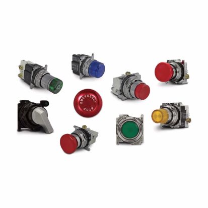 EATON Cutler-Hammer Series E34EX722BK E34, 30.5 mm, Class I Division 2, Cam 1, 60° throw, NEMA 3, 3R, 4, 4X, 12, 13, NEC Class I Division 2, Groups B, C and D, Non-illuminated, Two-position, Knob, Black actuator, 1NO-1NC