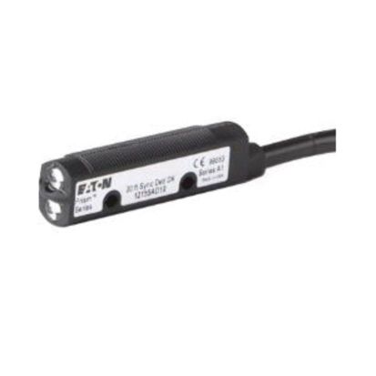 EATON Cutler-Hammer Series PRISM® 12155AD10 Forward Viewing Photoelectric Sensor, Tubular Shape, 20 ft, 3 ms Response