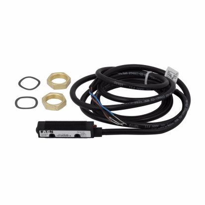 EATON Cutler-Hammer Series Perfect Prox® 13106A6513 3/4-Wire Forward Viewing Photoelectric Sensor, Tubular Shape, 8 in, Infrared Sensing Beam, 10 ms Response, AC L1 Switched/DC NPN Open Collector Output