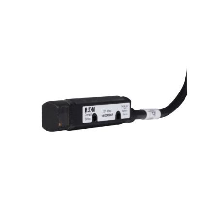 EATON Cutler-Hammer Series Perfect Prox® 14102RQD03 3/4-Wire Photoelectric Sensor, Tubular Shape, 15 ft, Red Laser Sensing Beam, 10 ms Response, AC L1 Switched/DC NPN Open Collector Output