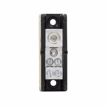 Eaton Bussmann Series Magnum® 16220-1 Barrier/Standard Power Terminal Block, 600 VAC/VDC, 175 A, 1 Pole, 14 to 2/0 AWG, 8 to 2/0 AWG Wire, Thermoplastic