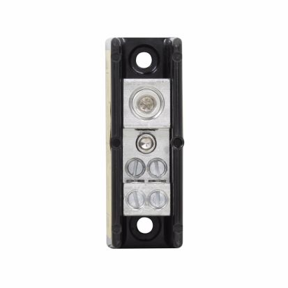 EATON Bussmann Series Magnum® 16220-1 Barrier/Standard Power Terminal Block, 600 VAC/VDC, 175 A, 1 Pole, 14 to 2/0 AWG, 8 to 2/0 AWG Wire, Thermoplastic