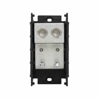 Eaton Corp Bussmann Series Magnum® 16541-3 Barrier Power Terminal Block, 600 VAC/VDC, 380 A, 3 Poles, 6 AWG to 500 kcmil Wire, Thermoplastic