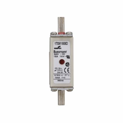 Bussmann 170M1559D High Speed Fuse, 16 A, 690 V AC, 200 kAIC Interrupt, Class: gR, Square Body