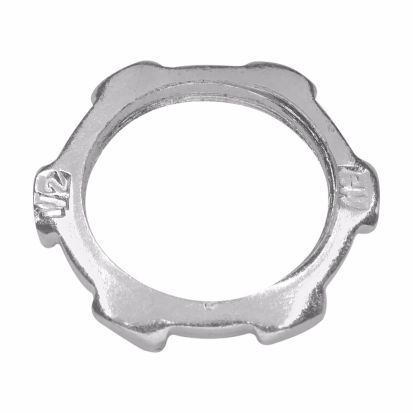 EATON Crouse-Hinds series 20X thin construction LockNut, Rigid/IMC, Steel, 4 Inch