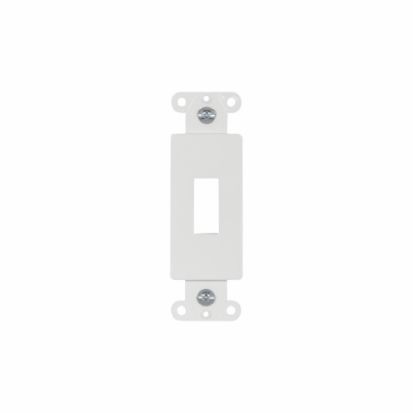 Eaton Wiring Devices 2161W-BOX Decorator to Toggle Wallplate Adapter, Flush Mount, Thermoplastic, White