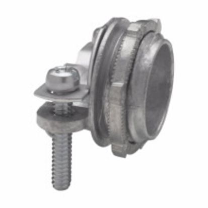 Eaton Crouse-Hinds series 2670 Cable Connector, 1-1/2 Inch Trade, 3 Conductors, 0.35 to 1 Inch Cable Openings, Die Cast Zinc