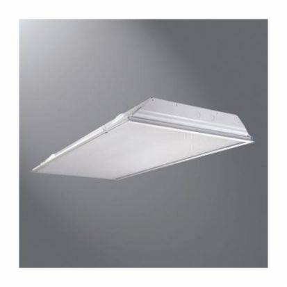 Cooper Lighting Metalux® 2GR8-432A-UNV-EB81-U Recessed Static Indoor Troffer, (4) Fluorescent/T8 Lamp, 120 to 277 VAC, Steel Housing