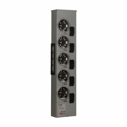 EATON Cutler-Hammer Series 3MM512R12RLB 5-Jaw 5-Socket Multiple Metering Meter Stack Module