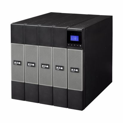 EATON 5PX3000RT2U Uninterruptible Power Supply, 120 VAC Input, 102 to 132 VAC Output, 3000 VA/2700 W Power Rating, 4/10 min Backup, 7 Outlets