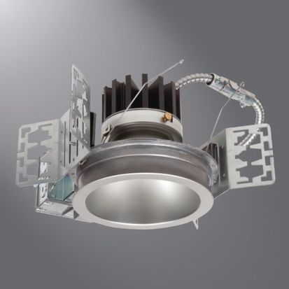 Cooper Lighting Portfolio 6LW1LI LD6A Lower Shielding Wide Beam Light Fixture Reflector, LED Lamp, 7.688 in L x 7.688 in W x 9.188 in H, Recessed Mount, Aluminum