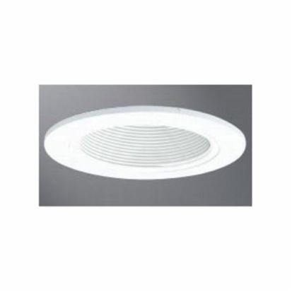 Cooper Lighting HALO Coilex® 993W Round Lighting Trim With Coilex® Baffle, 4 in ID x 5-1/16 in OD, Fluorescent/Incandescent Lamp, For Use With H99TAT, H99RTAT, E4TATSB and E4RTATSB Housings, Metal