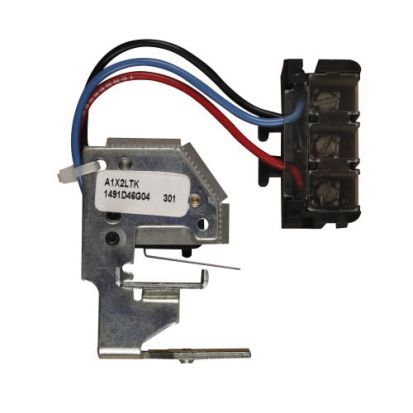 Eaton A1X1PK Left/Right/Neutral Mount Auxiliary Switch Factory Installation Kit, 600 VAC, 125/250 VDC, 1 Contact, For Use With C Series Type HMCP F Frame Molded Case Circuit Breaker, Pigtail Lead Connection