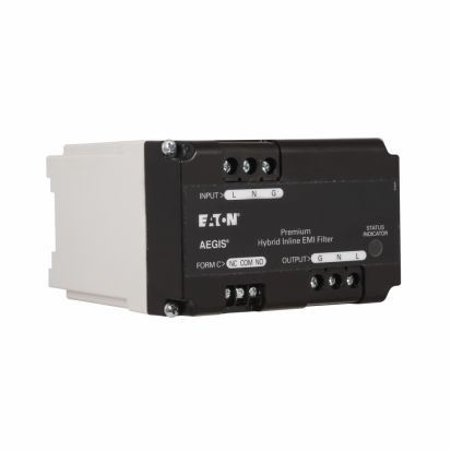 EATON Cutler-Hammer Series AEGIS AGPH12010 AEGIS 1-Pole 1-Phase Powerline Filter With Hybrid Filtering and Form C Contact, 120 VAC, 10 A, Modular