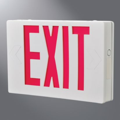 Cooper Lighting ALL-PRO™ APX7R Emergency Exit Sign Lamp, LED Lamp, 120/277 VAC, EXIT Legend
