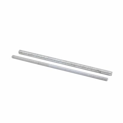 EATON B-Line Series ATR, 1/4X120 ZN Thread Drop Rod, 1/4-20, 120 in OAL, Stainless Steel, Zinc Plated
