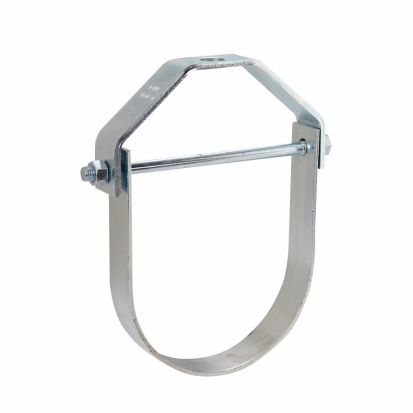 Eaton B-Line SLIDE-RITE™ B3100-3/4ZN Standard Pipe Clevis Hanger, 3/4 in Pipe, 3/8-16 Rod, 730 lb Load, Steel, Zinc Plated