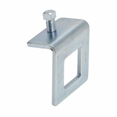 EATON B-Line Series B314ZN Beam Clamp, 5/8 in THK, 900 lb Load, Steel