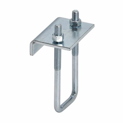 Eaton B-Line B441-22ASS4 Beam Clamp, 1-5/8 to 3-1/4 in Channel, 3/4 in THK Flange, 1200 lb Load, 304 Stainless Steel
