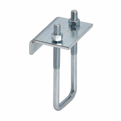 EATON B-Line Series B441-22ASS4 Beam Clamp, 1-5/8 to 3-1/4 in Channel, 3/4 in THK Flange, 1200 lb Load, 304 Stainless Steel