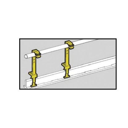 Eaton B-Line BA28 Adjustable Support Fastener, 4-1/4 to 7-1/4 in H, Cold Rolled High Carbon Steel, Zinc Phosphate