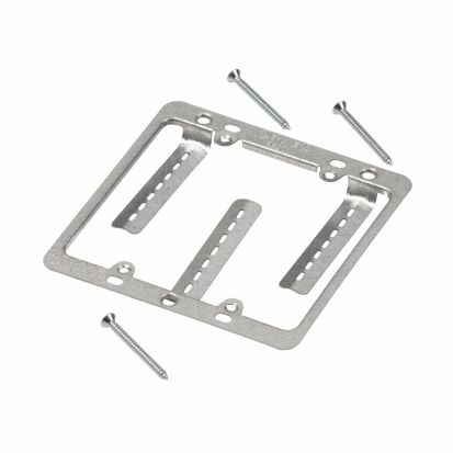 Eaton B-Line BB20L Cover Plate Mounting Bracket, Steel, For Use With Low Voltage Outlet