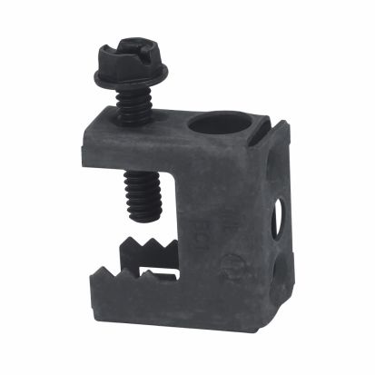 EATON B-Line Series BC1 Conduit to Beam Fastener, 1/2 in Conduit, 1/2 in THK, 100 lb Load, High Carbon Steel, Zinc Plated