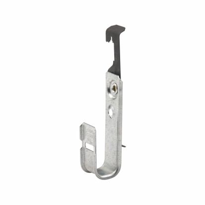 EATON B-Line Series Qwik-Latch BCH12-W2 J-Hook Cable To Wire/Rod Fastener Cable Hook, 3/4 in, 25 lb Load, Steel