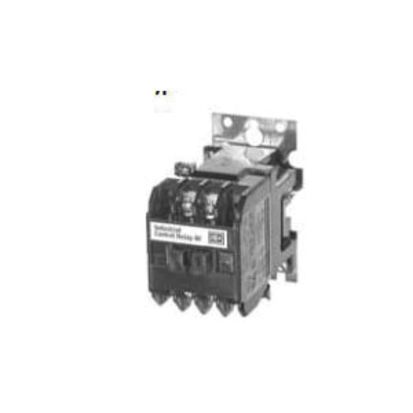 EATON BF31F Basic Fixed Contact Industrial AC Control Relay, 10 A, 3NO-1NC Contact Form, 110/120 VAC Coil