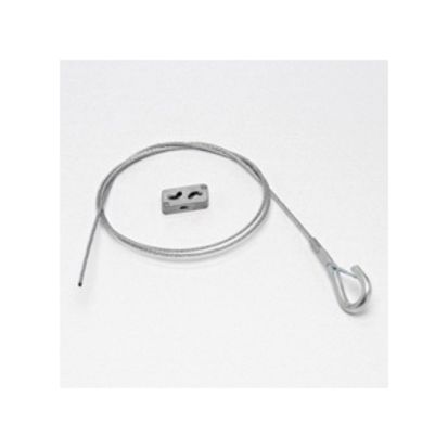 EATON B-Line BKH-094-180K BKH 1-Style Hook Termination Kit With BKC100 Clamp, 3/32 in Dia x 180 in L, For Use With Hanging Cable Tray, Lighting and HVAC