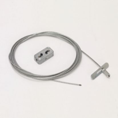 EATON B-Line Series BKT-063-240K BKT 1-Style Toggle Termination Kit With BKC100 Clamp, 1/16 in Dia x 240 in L, For Use With Hanging Cable Tray, Lighting and HVAC