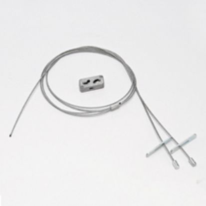 EATON B-Line Series BKYT12-063-80K BKYT Y-Style Toggle Termination Kit With BKC100 Clamp, 1/16 in Dia x 80 in L, For Use With Hanging Cable Tray, Lighting and HVAC