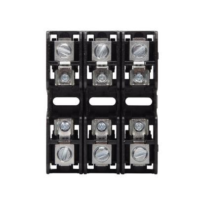 Eaton Bussmann Series BMM603-3C Modular Midget Fuse Block With Wire Connector, 600 VAC, 30 A, 14 to 2 AWG, 8 to 2 AWG Wire, 3 Poles