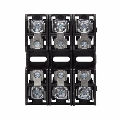 EATON Bussmann Series BMM603-3PQ Modular Midget Fuse Block, 600 VAC, 30 A, 18 to 10 AWG Wire, 3 Poles