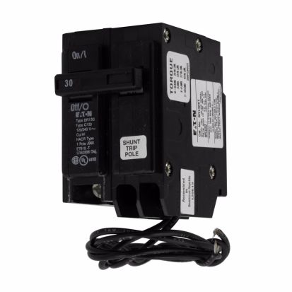 EATON Cutler-Hammer Series BR115ST 1-Pole Shunt Trip, 120/240 VAC, Plug-On Mount