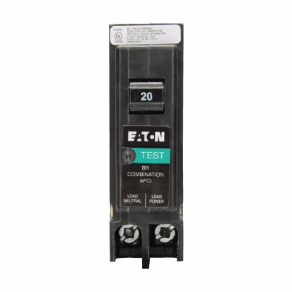 EATON Cutler-Hammer Series BRP115AFType BR Circuit Breaker, 20A, Single-Pole, 10 KAIC, Pigtail Neutral AFCI, 1P, 15A, 22KAIC, Canada