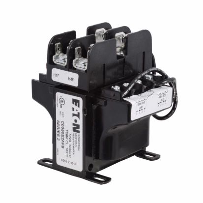 EATON Cutler-Hammer Series C0100E2AFB Type MTE Control Transformer, 240/480, 230/460, 220/440 VAC Primary, 120/115/110 VAC Secondary, 100 VA Power Rating, 50/60 Hz, 1 ph Phase