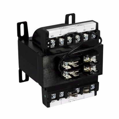 EATON Cutler-Hammer Series C0500E2AFB Type MTE Industrial Control Transformer, 220/440 VAC, 230/460 VAC, 240/480 VAC Primary, 110/115/120 VAC Secondary, 500 VA Power Rating, 50/60 Hz, 1 Phase