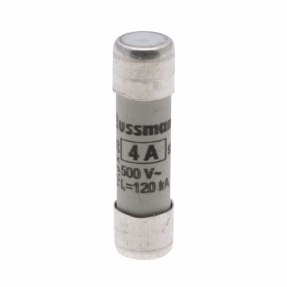 EATON Bussmann Series C10G4 Low Voltage Industrial Fuse, 4 A, 500 VAC, 120 kA Interrupt, Class: gG/gL, Cylindrical Body