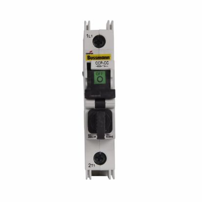 Eaton Bussmann Series CUBEFuse® CCP-1-30CC Compact Circuit Protector, 600 VAC/125 VDC, 30 A, 1 Poles, Class CC Fuse, 18 to 6 AWG Wire