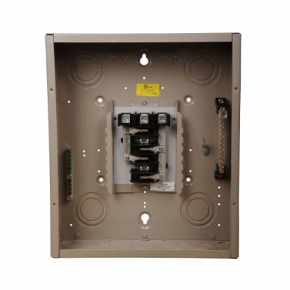 Eaton CH12L3125B 3-Phase Standard Main Lug Loadcenter, 208Y/120/240 VAC, 125 A, 12 Poles, 10 kA Interrupt