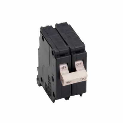 Eaton Corp Cutler-Hammer Series CH2100 Type CH Standard Circuit Breaker, 120/240 VAC, 100 A, 10 kA Interrupt, 2 Poles, Common/Thermal Magnetic Trip