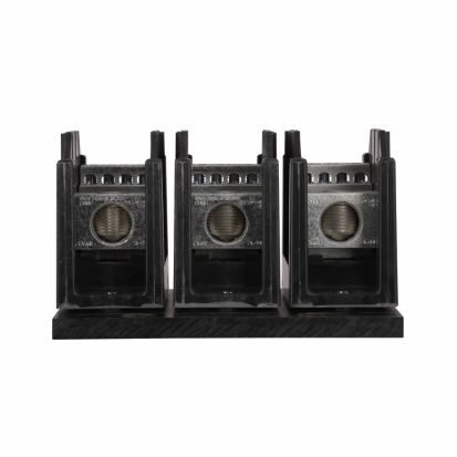 EATON Cutler-Hammer Series CHDB3703 Open Style Power Distribution Block, 600 VAC, 310 A, 3 Poles, 4 AWG to 300 kcmil, 14 to 4 AWG Wire