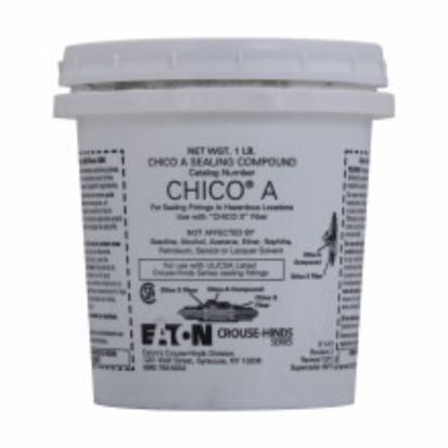 EATON Crouse-Hinds series Chico® A CHICO A4 ASealing Compound, 23 Cubic Inch Can, Light Gray
