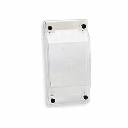 Eaton Bussmann Series Champ-Pak CPDB-1 Low Profile Power Distribution Block Cover With Photocell, 1 Pole, For Use With 163 Series Power Distribution Block, Thermoplastic, Clear