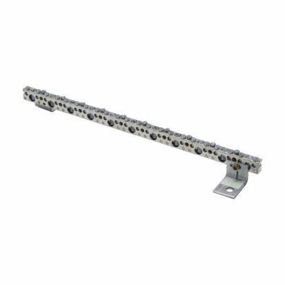 EATON Cutler-Hammer Series CUGROUND Ground Bus Assembly, 14 in L, Copper Conductor, For Use With PRL1A/PRL2A and PRL3A Panelboard